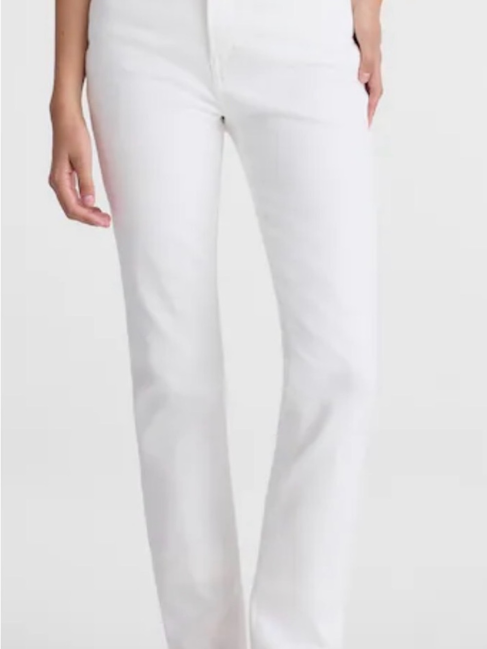 Madewell The Pencil Jean Super Stretch Denim Size 28 Tile White